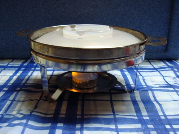 チリ鍋セットの加熱